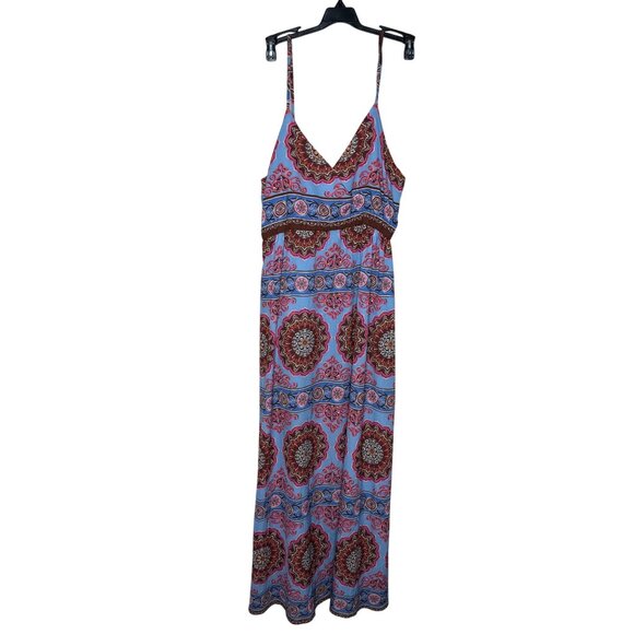 Umgee Babydoll Y2K Style Maxi Dress Adjustable Strap Size Medium Fairy Boho - Picture 3 of 13